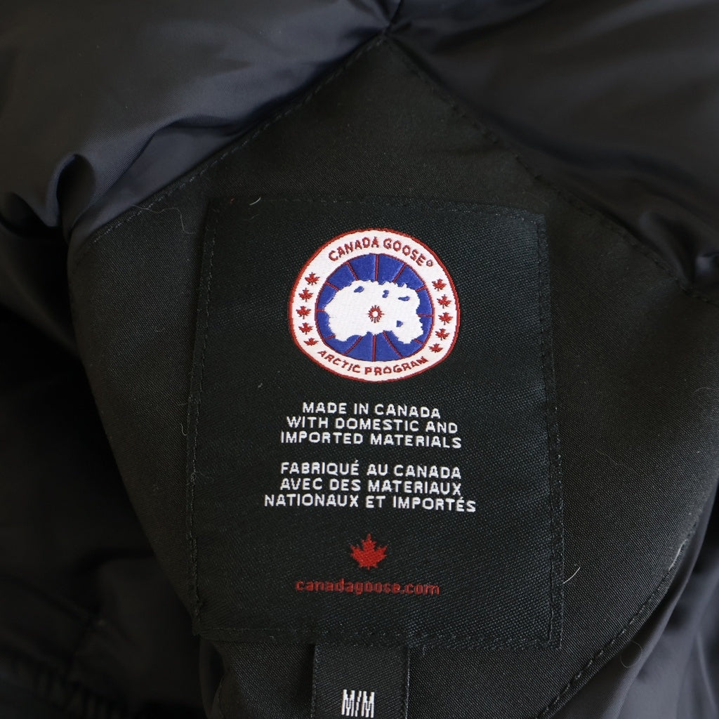 CANADA GOOSE(カナダグース) JASPER PARK ジャスパー ジップアップ ファー付きフーデットダウンジャケット ブラック 3438JM