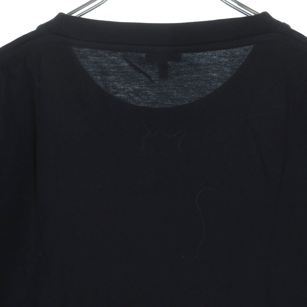 LOEWE(ロエベ) アナグラムプリント クルーネック半袖カットソーTシャツ ブラック H526Y22X75