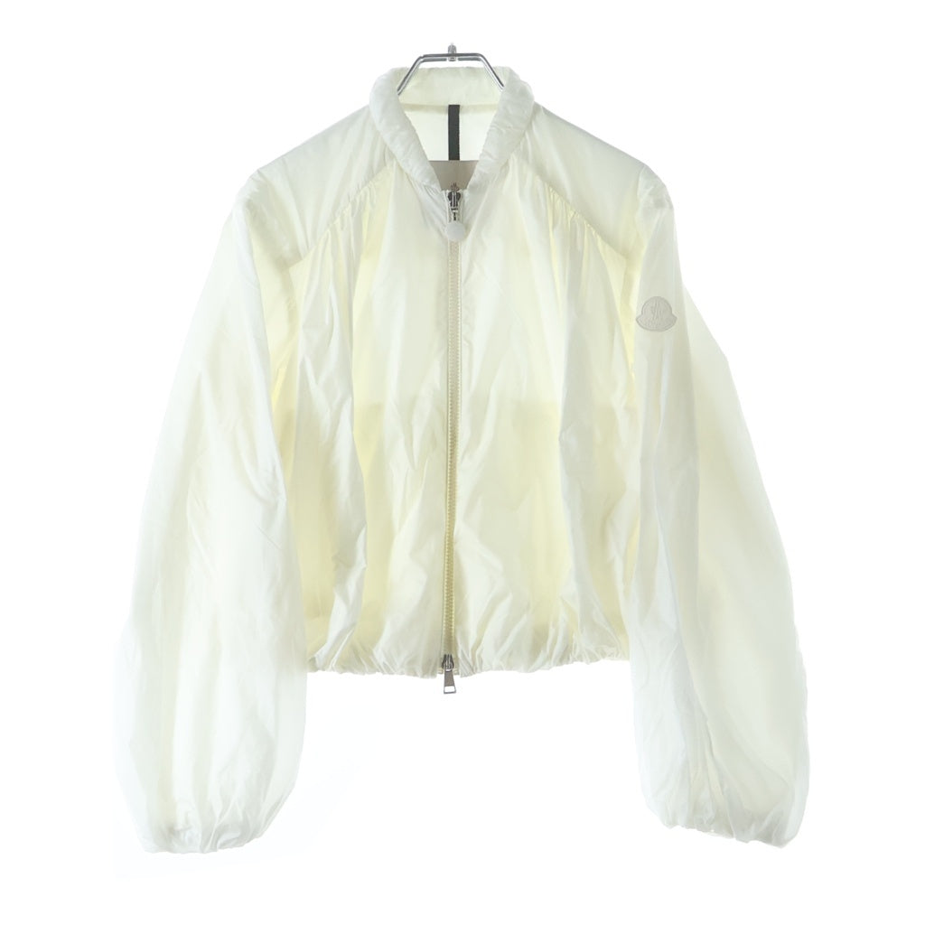 MONCLER(モンクレール) 25SS CHAZERON GIUBBOTTO シャゼロン ジップアップ ナイロンジャケット ホワイト レディース K10931A00124 597YF