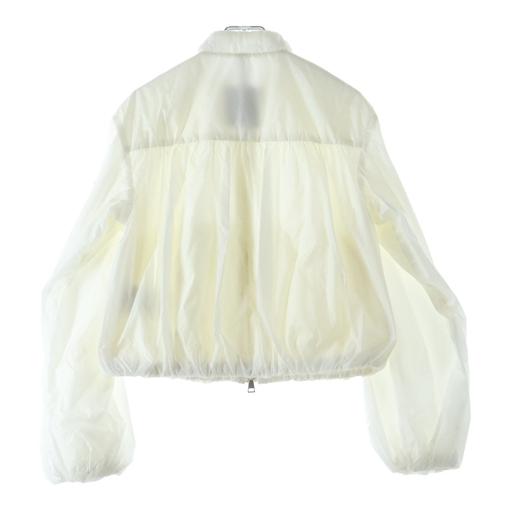MONCLER(モンクレール) 25SS CHAZERON GIUBBOTTO シャゼロン ジップアップ ナイロンジャケット ホワイト レディース K10931A00124 597YF