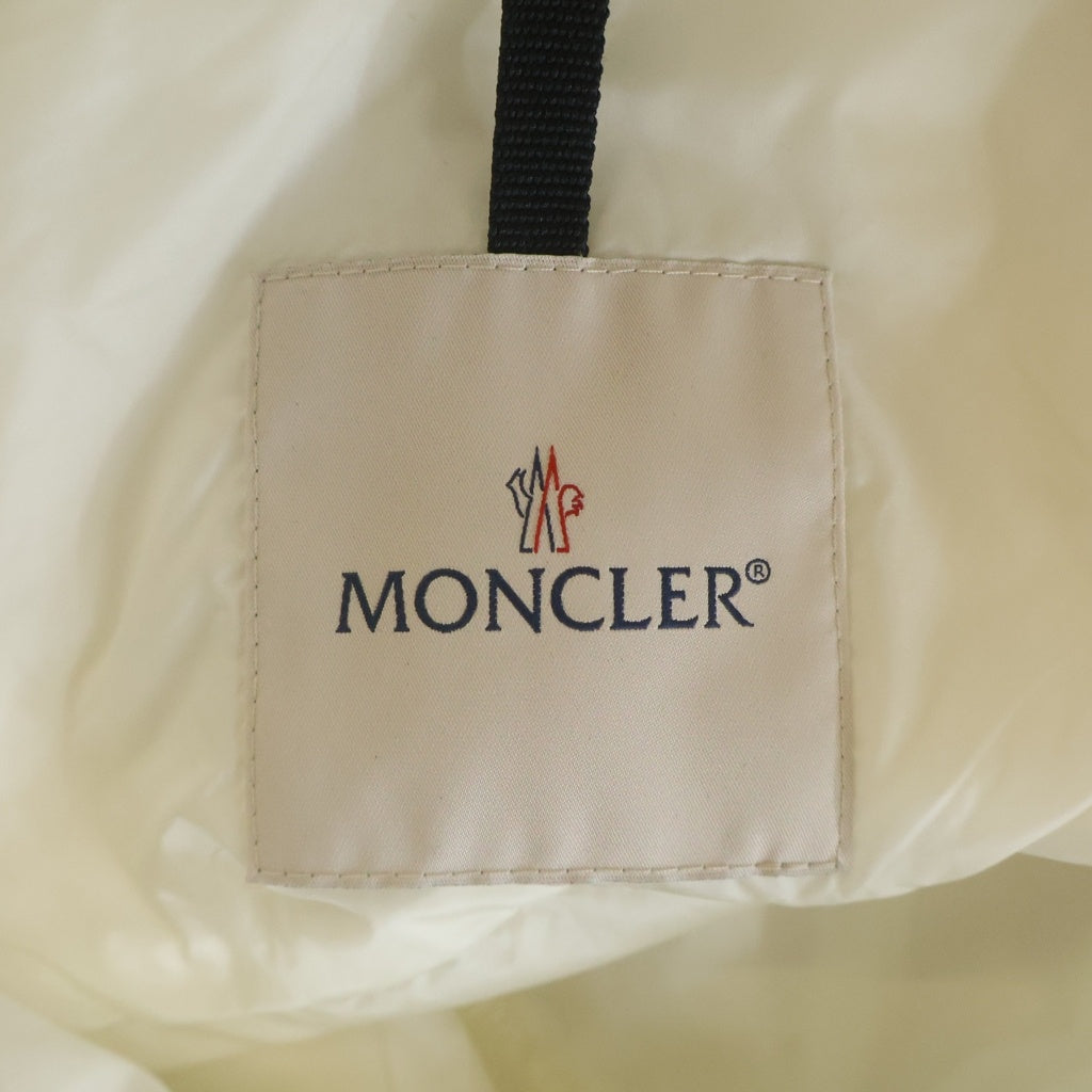 MONCLER(モンクレール) 25SS CHAZERON GIUBBOTTO シャゼロン ジップアップ ナイロンジャケット ホワイト レディース K10931A00124 597YF