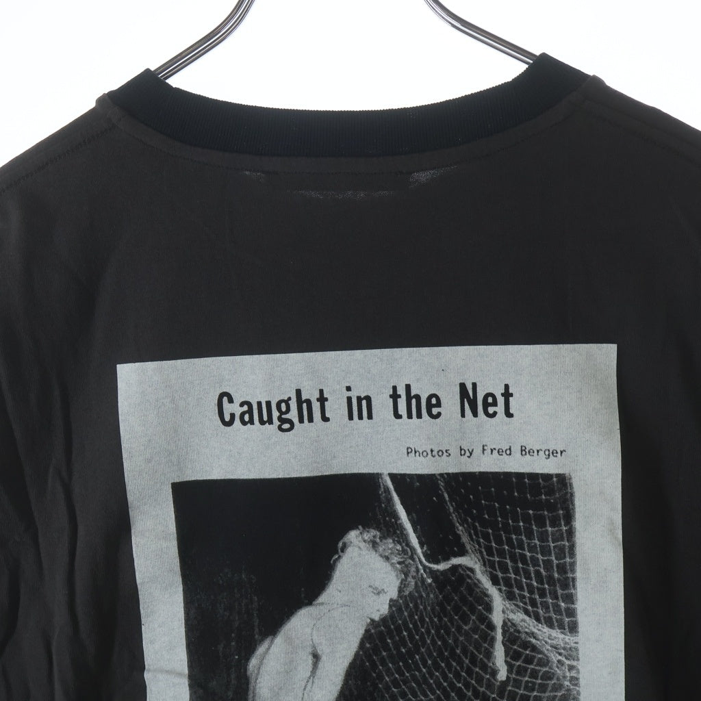 Acne Studios(アクネ ストゥディオズ) 20SS Propaganda Erice Magazine TEE 半袖Tシャツ カットソー ブラウン/ブラック