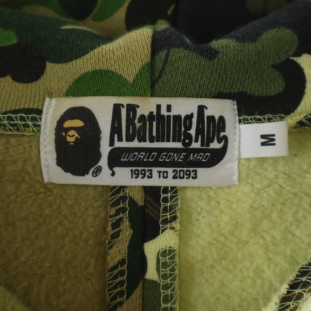 A BATHING APE(アベイシングエイプ) 21SS ×UNKLE MO WAX Futura2000 WIDE FULL ZIP HOODIE ベイプワイドフル パーカー ジップファスナー グリーン 001ZPH231906X
