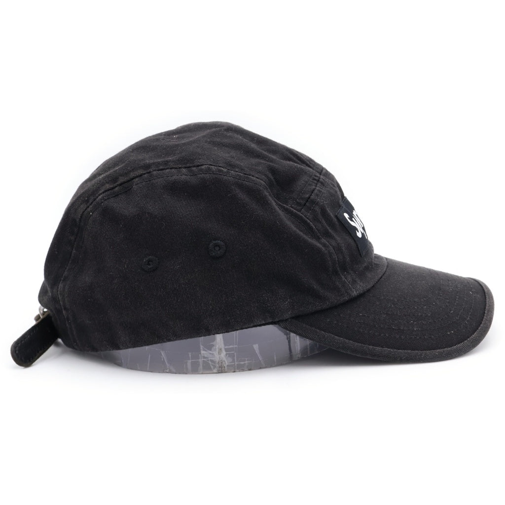 SUPREME(シュプリーム) 23AW Washed Chino Twill Camp Cap ウォッシュド チノツイル キャンプキャップ 帽子 ブラック