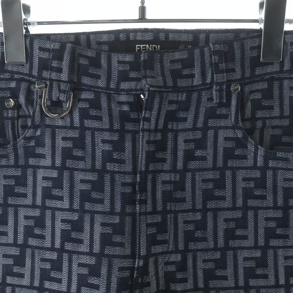 FENDI(フェンディ) ズッカ コットンデニムパンツ インディゴ FLP302 AMZ3