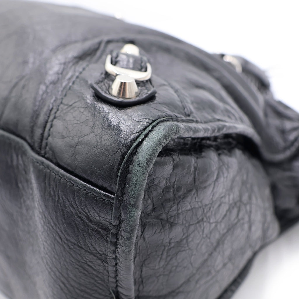 BALENCIAGA(バレンシアガ) LE CITY シティ ミディアムレザーバック ブラック 823058-1000 レディース