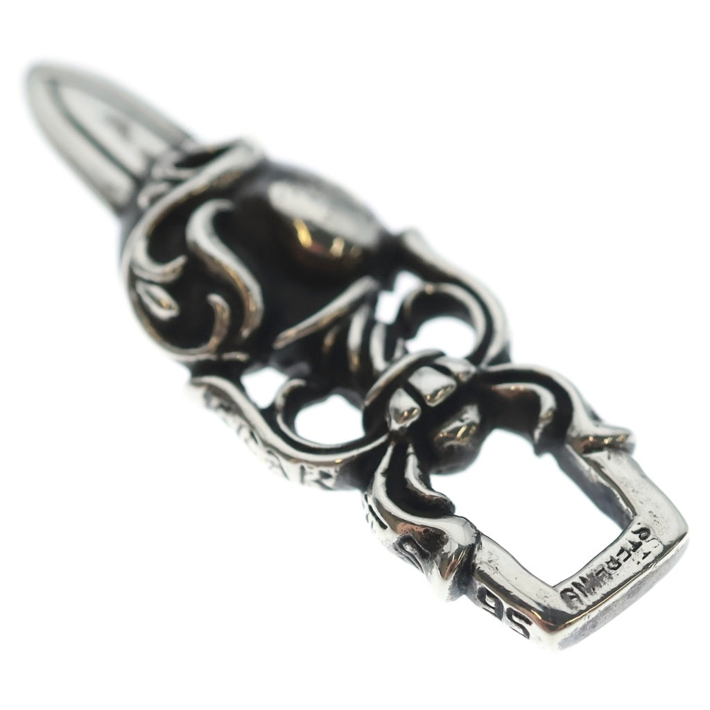 CHROME HEARTS(クロムハーツ) DAGGER HEART ダガーハート ペンダントトップ シルバー BCA243
