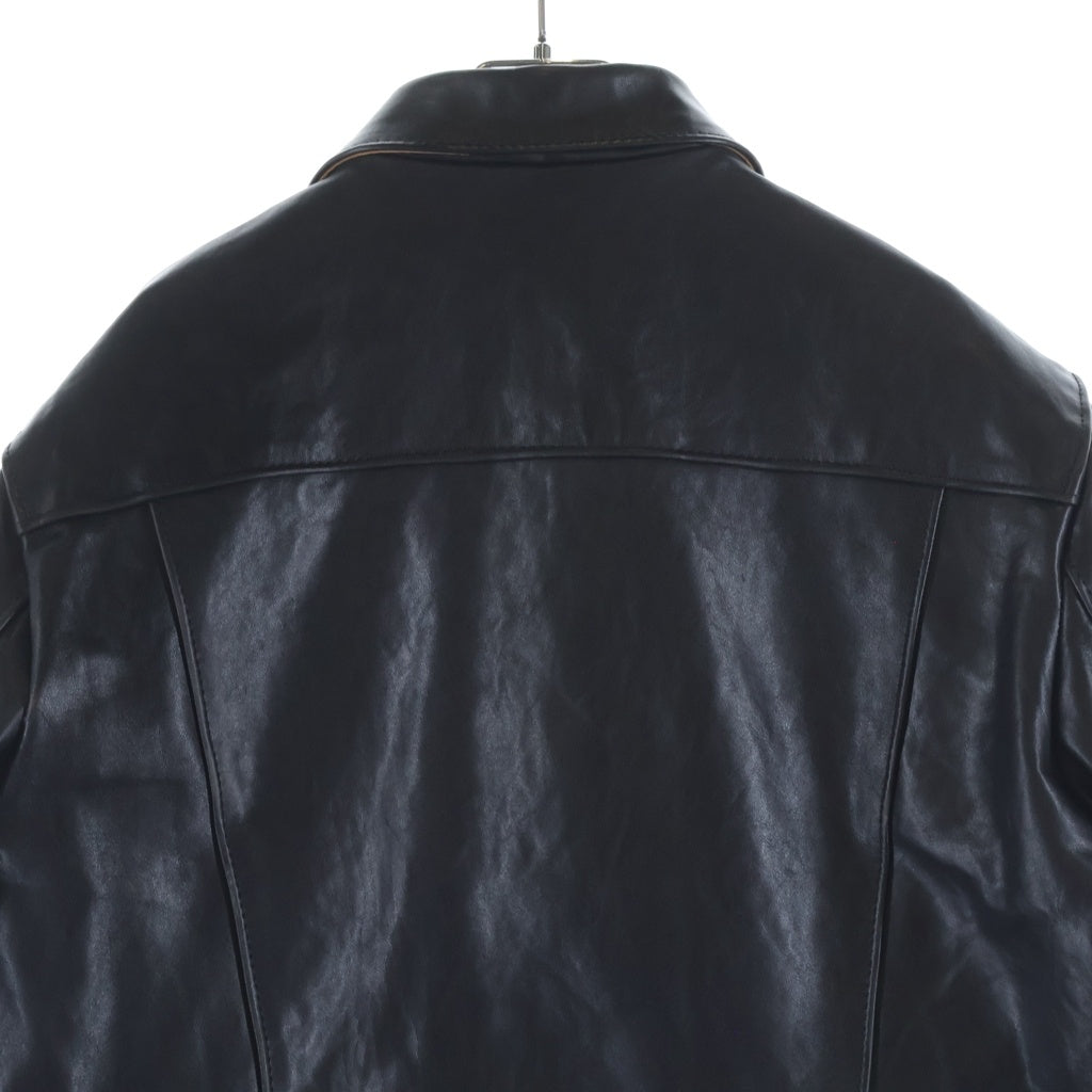 Lewis Leathers(ルイスレザー) WESTERN JACKET ウエスタンジャケット ベジタブル カウハイド レザージャケット ブラック