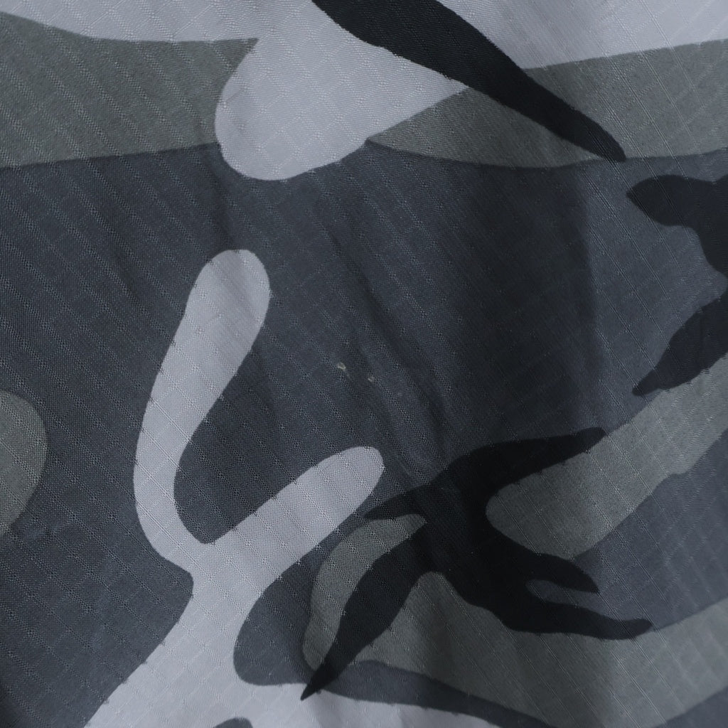 CELINE(セリーヌ) 22AW Camouflage Pattern Half Zip Nylon Jacket カモフラ柄 ハーフジップナイロンジャケット グレー 2W732153Q