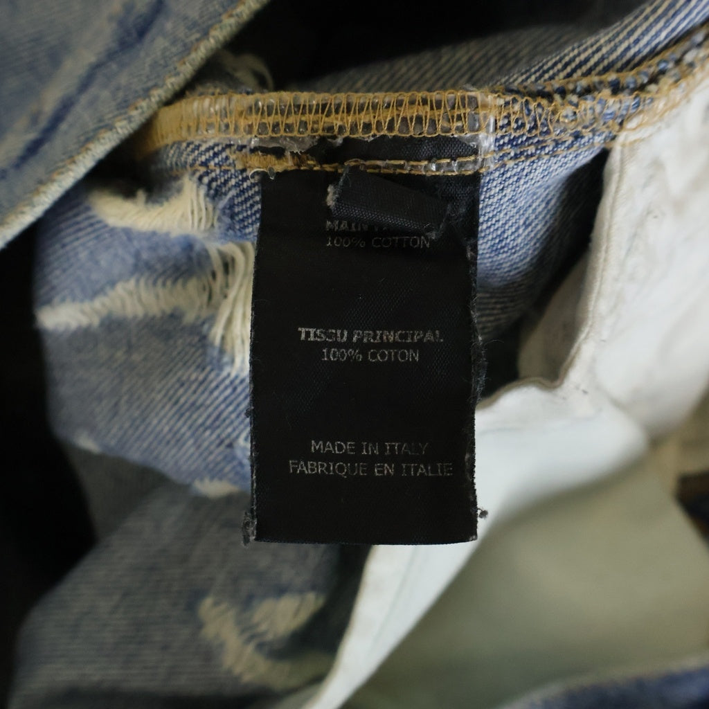 VETEMENTS(ヴェトモン) 20SS Light Blue Anarchy Jeans ライトブルー アナーキー ジーンズ デニムパンツ インディゴ MAH20PA010