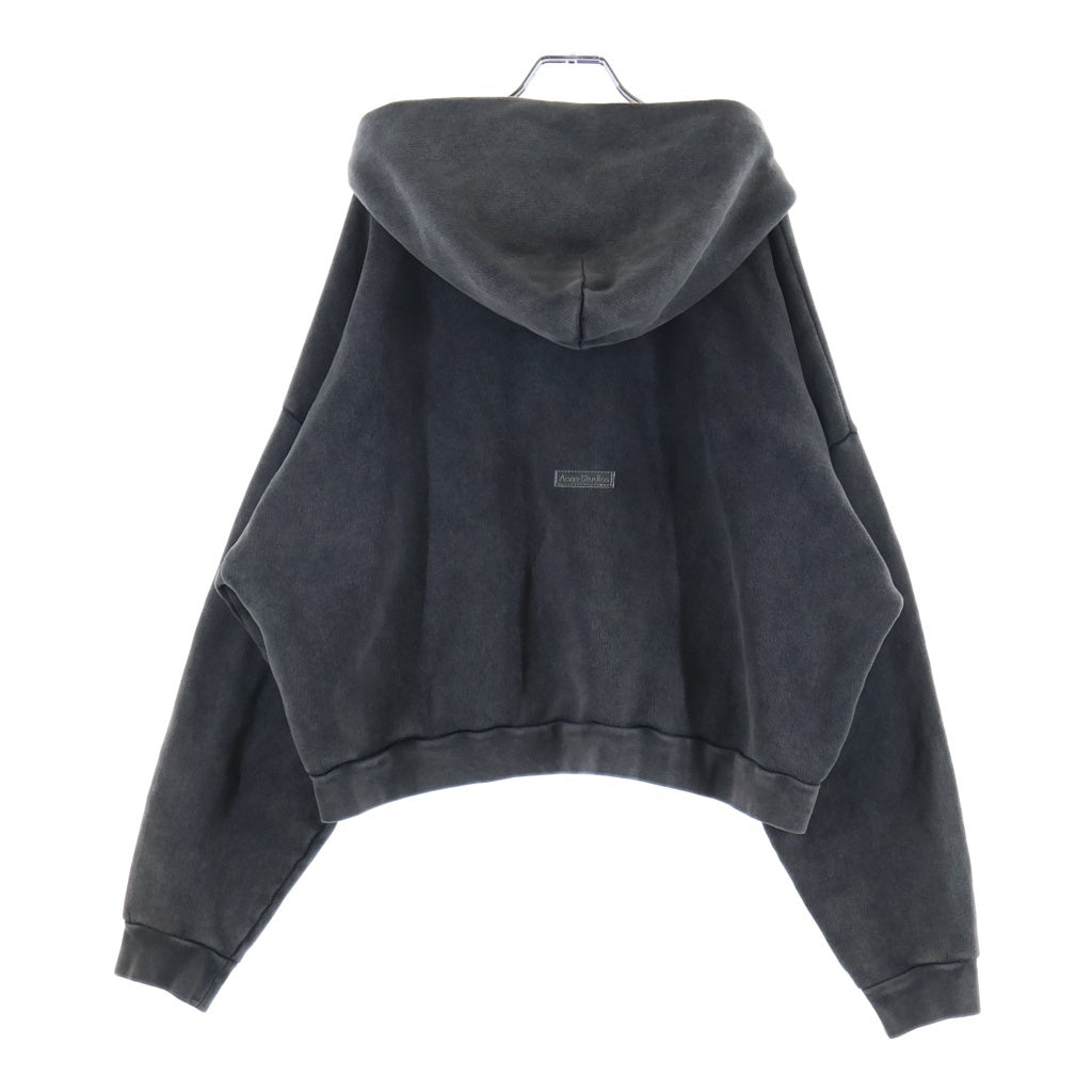Acne Studios(アクネ ストゥディオズ) 25AW GARMENT DYE SWEAT HOODIE ガーメント ダイ プルオーバースウェットパーカー フーディー グレー FN-UX-SWEA000019
