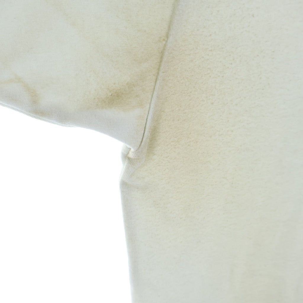 BALENCIAGA(バレンシアガ) 23AW クラッシュダスト加工 ワッペン 半袖Tシャツ ホワイト 739028 TOVN2