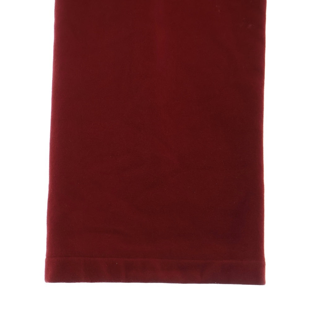 VETEMENTS(ヴェトモン) 18AW ロゴプリントスウェットロングパンツ レッド WAH19PA107