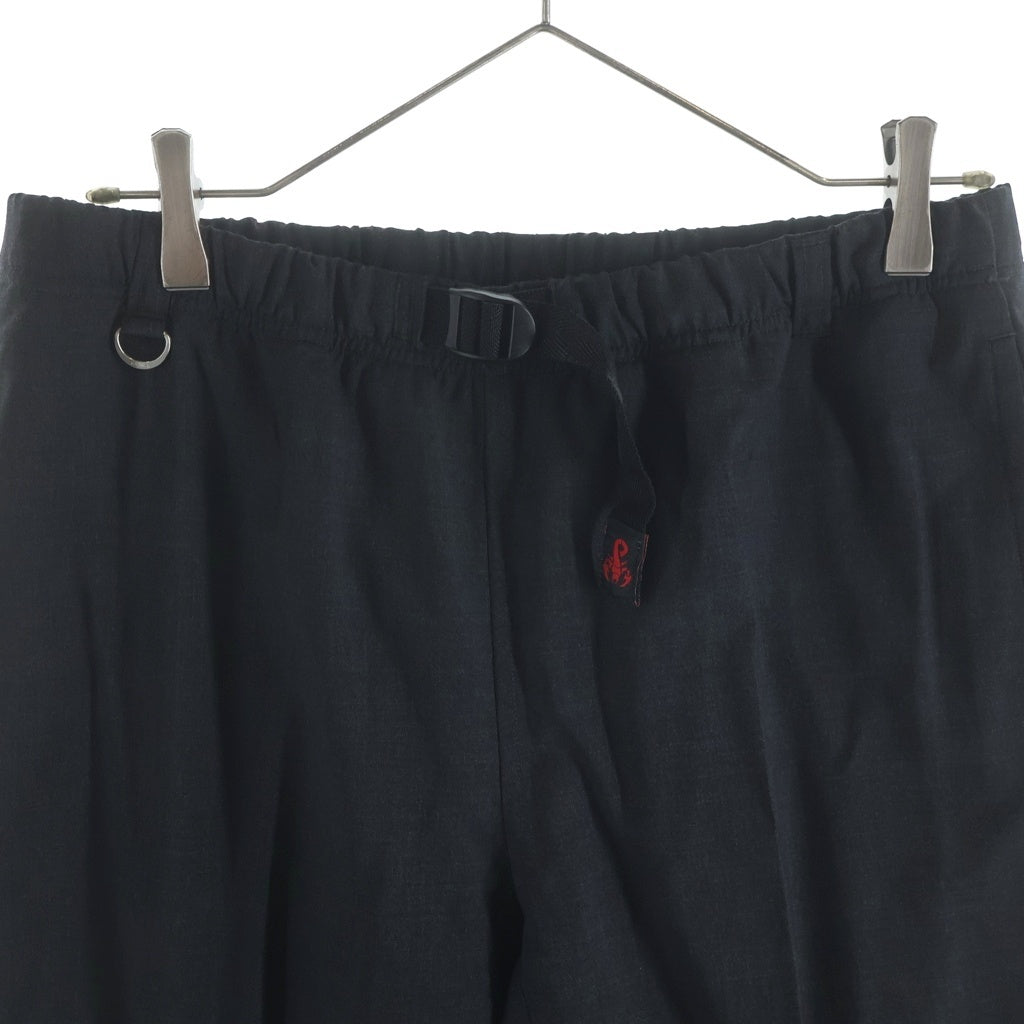 SOPHNET.(ソフネット) ×GRAMICCI WIDE CROPPED TAPERED PANTS by LORO PIANA グラミチ ワイドクロップド テーパード パンツ ロロピアーナ グレー SOPH-180187