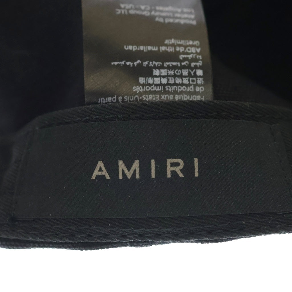 AMIRI(アミリ) MA QUAD CANVAS HAT クワッド キャンバス ハット ブラック AMHACP1034
