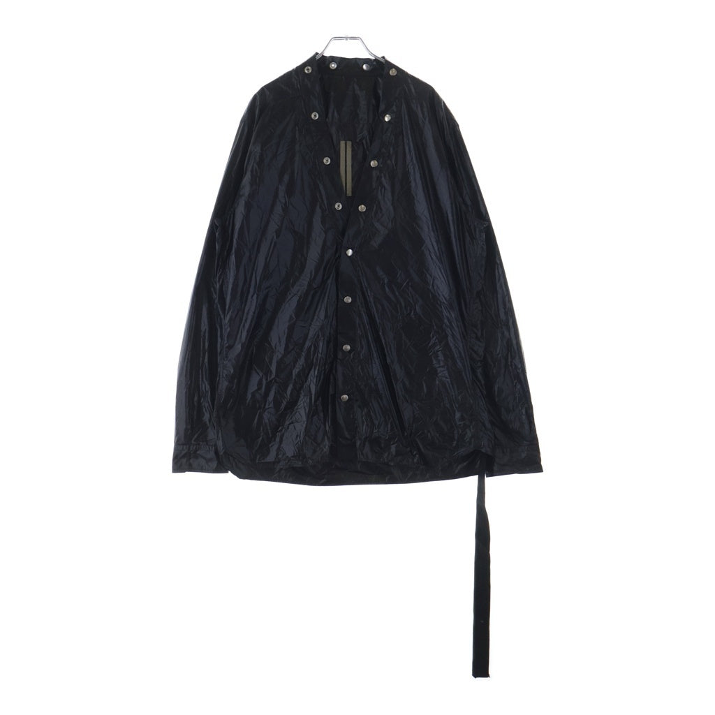 Rick Owens(リックオウエンス) 26SS LARRY SHIRT ラリー 長袖シャツ ブラック DU01F4287-NPS