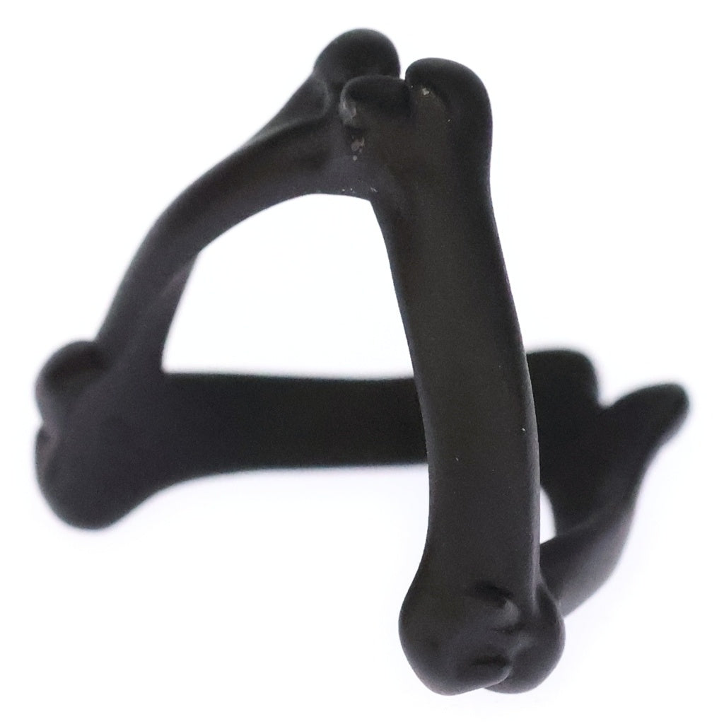 TAKAHIROMIYASHITA The SoloIst.(タカヒロミヤシタザソロイスト) BONE SHAPED VICTORY RING ボーンシェイプ ヴィクトリーリング ブラック SA.0063AW23
