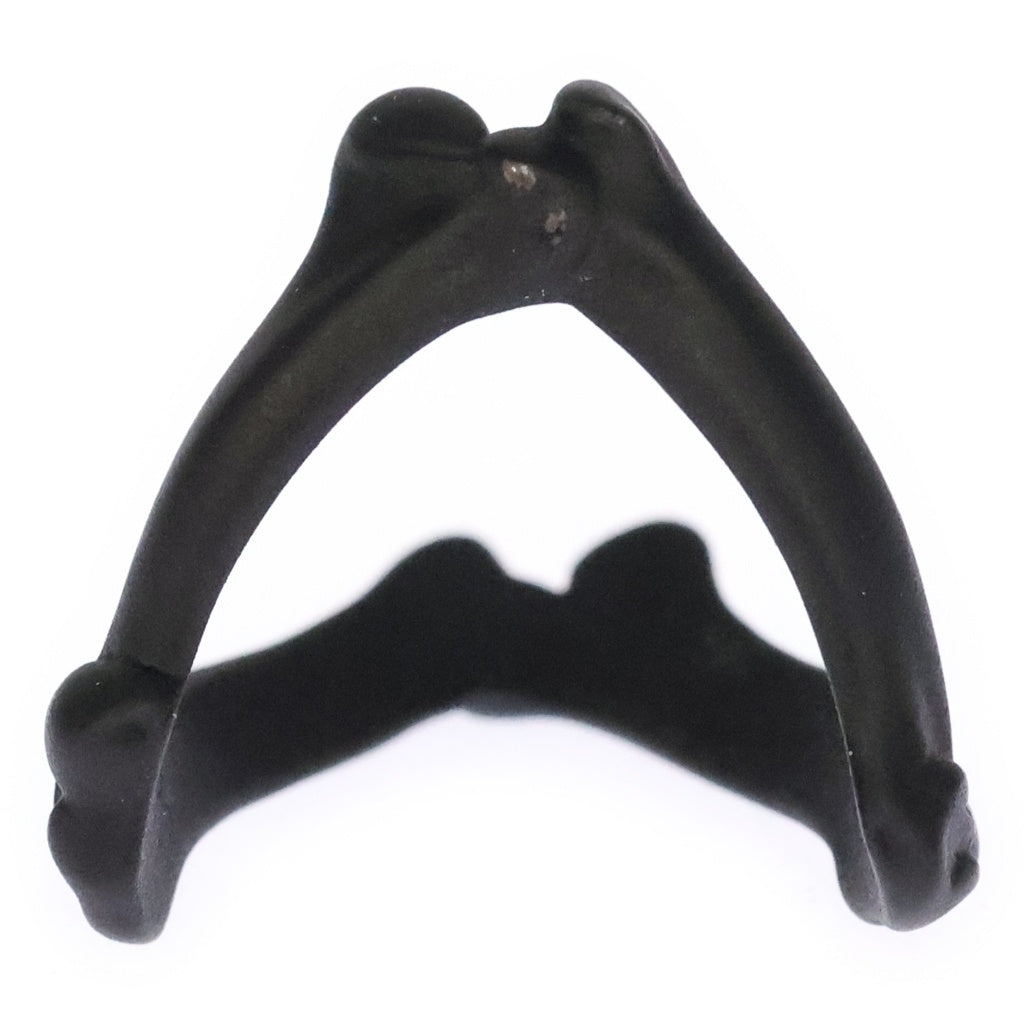 TAKAHIROMIYASHITA The SoloIst.(タカヒロミヤシタザソロイスト) BONE SHAPED VICTORY RING ボーンシェイプ ヴィクトリーリング ブラック SA.0063AW23