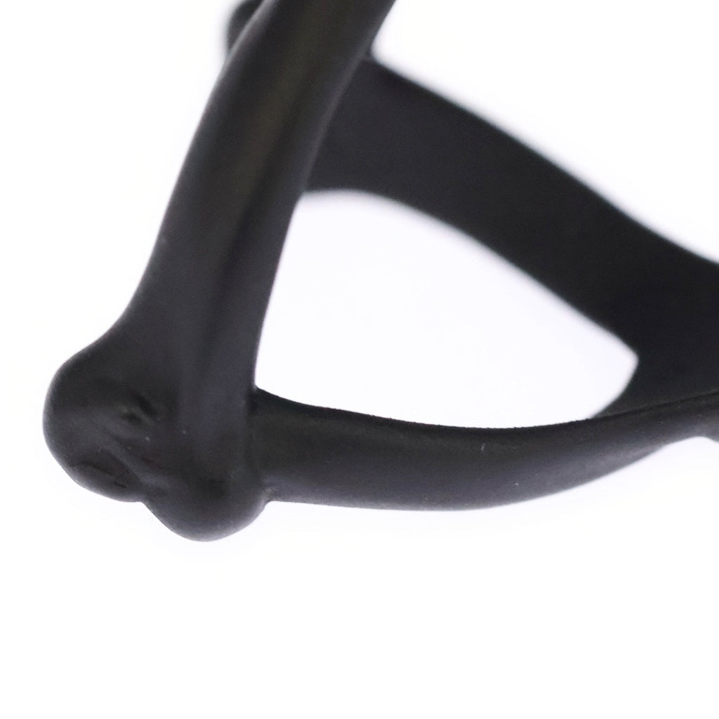 TAKAHIROMIYASHITA The SoloIst.(タカヒロミヤシタザソロイスト) BONE SHAPED VICTORY RING ボーンシェイプ ヴィクトリーリング ブラック SA.0063AW23
