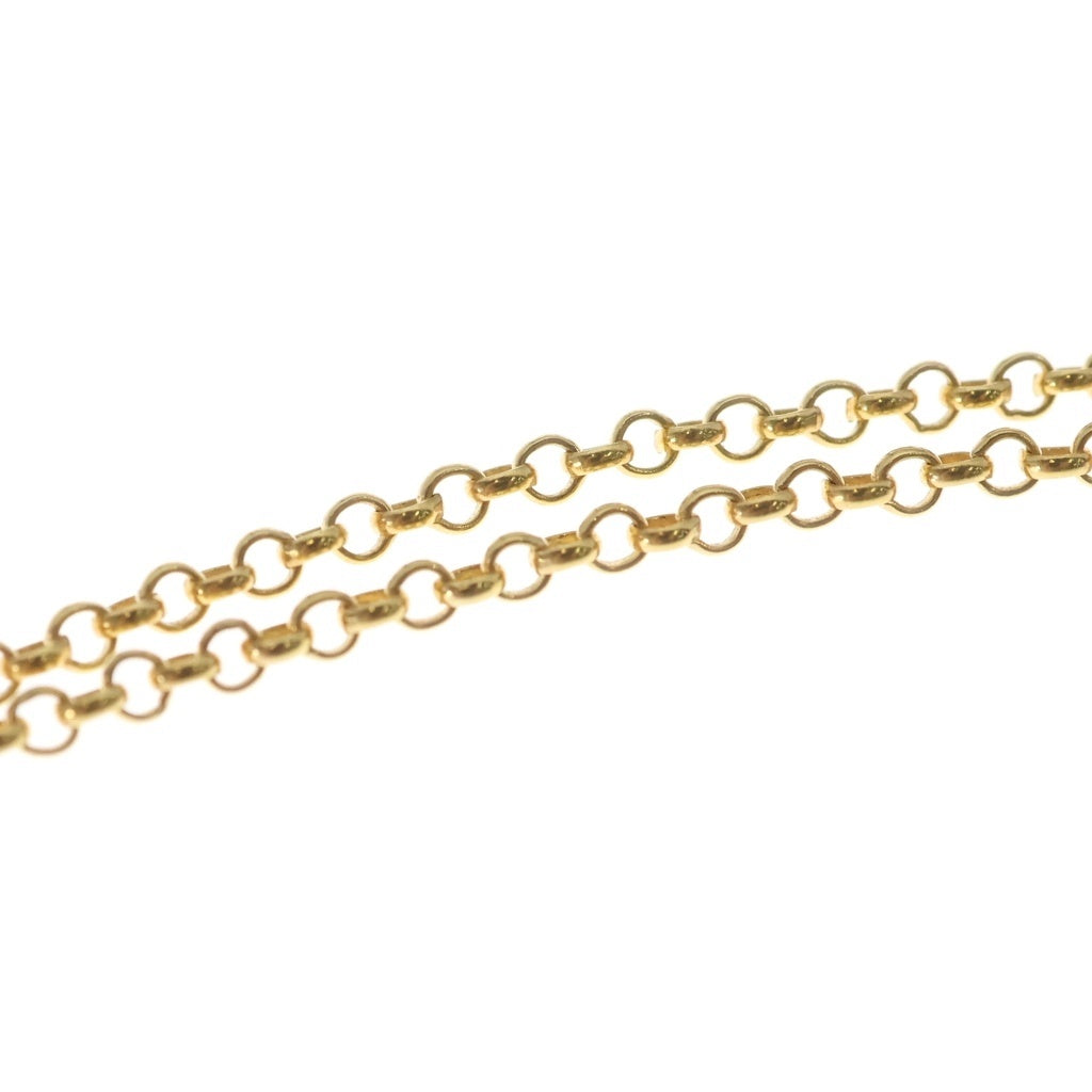 CHROME HEARTS(クロムハーツ) 22K NECKCHAIN R18 ロールチェーンネックレス 18inch ゴールド BCA010