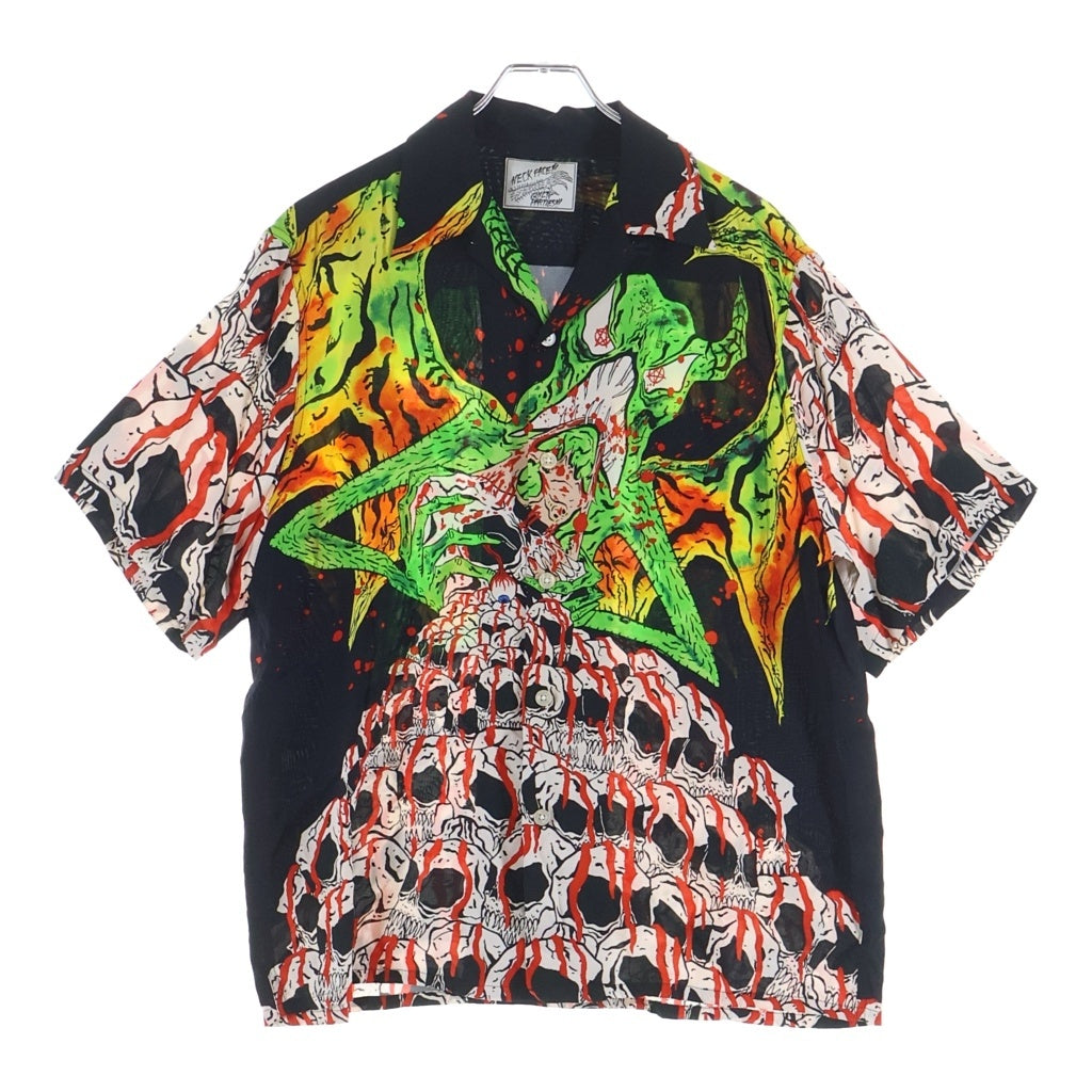 WACKO MARIA(ワコマリア) NECK FACE HAWAIAN SHIRT ハワイアン半袖シャツ マルチ