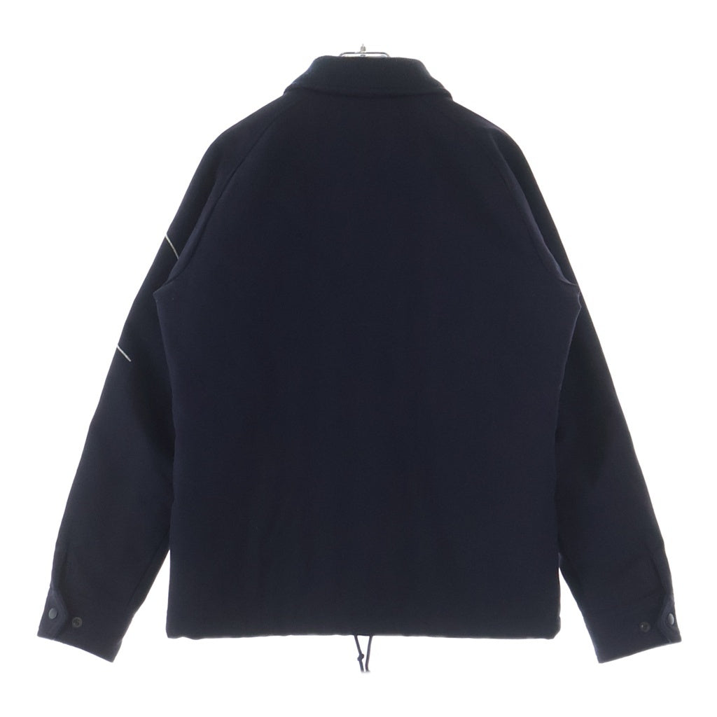 Yohji Yamamoto(ヨウジヤマモト) ×NEW ERA WOOL COACH JACKET ニューエラ ウールコーチジャケット ネイビー FR-Y30-145