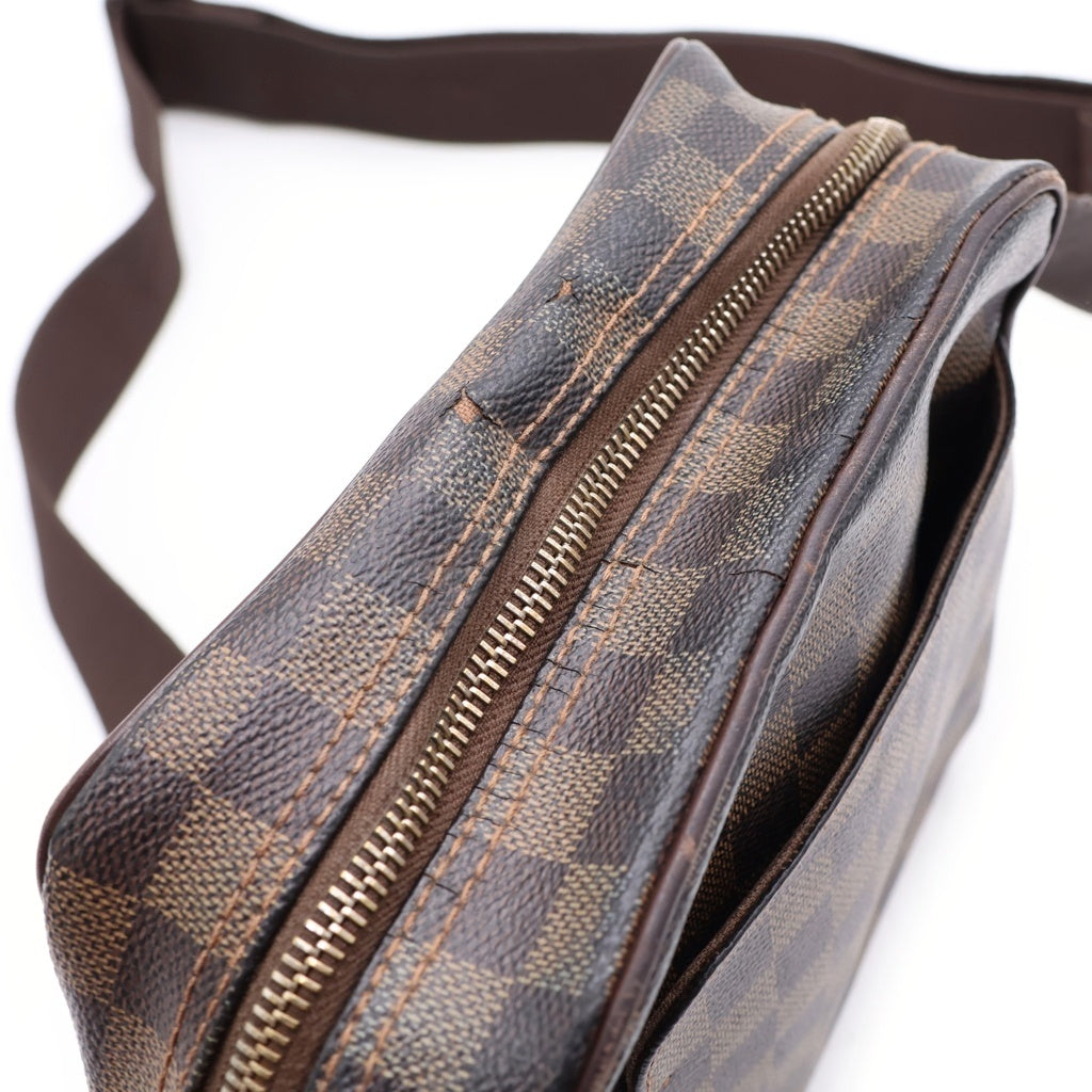 LOUIS VUITTON(ルイヴィトン) ダミエ・エベヌ オラフPM ショルダーバッグ ブラウン M41442 レディース