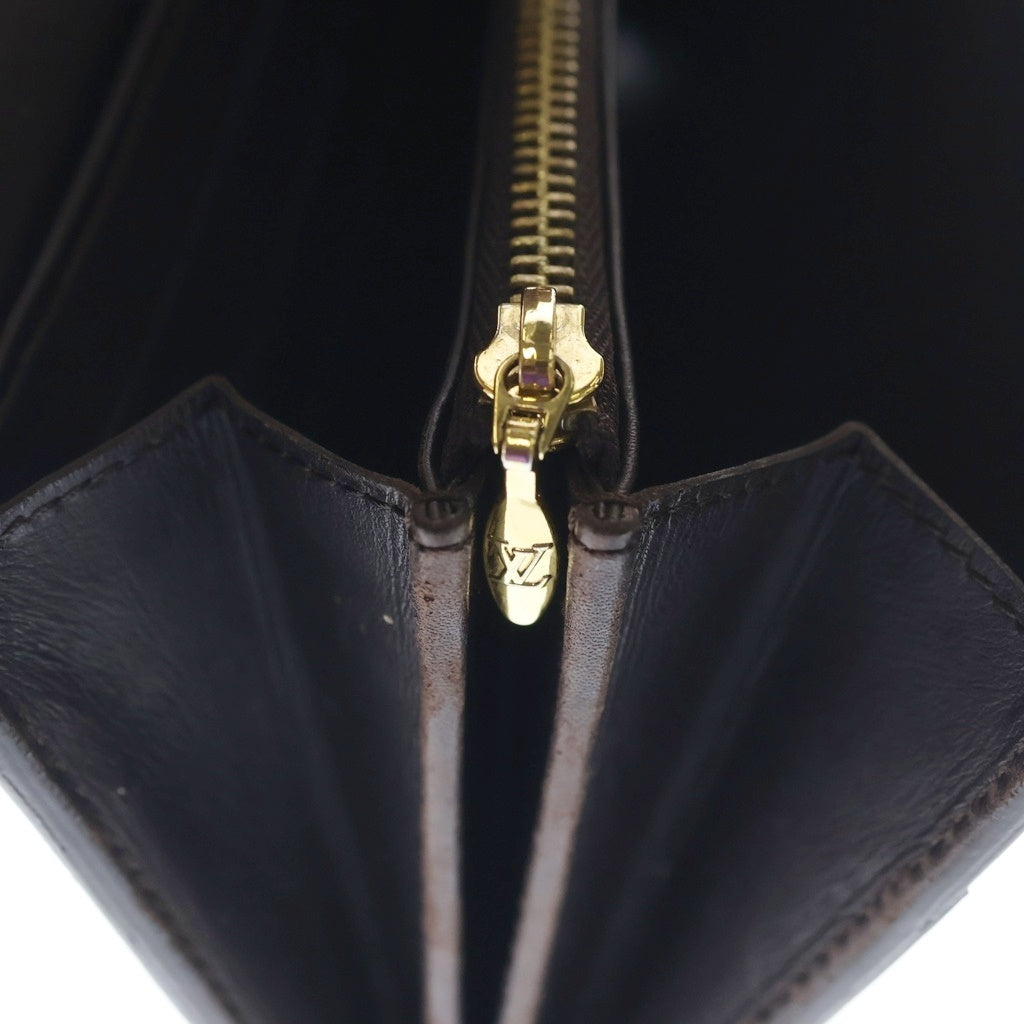 LOUIS VUITTON(ルイヴィトン) モノグラムヴェルニ ポルトフォイユ・サラ 長財布 アマラント レディース