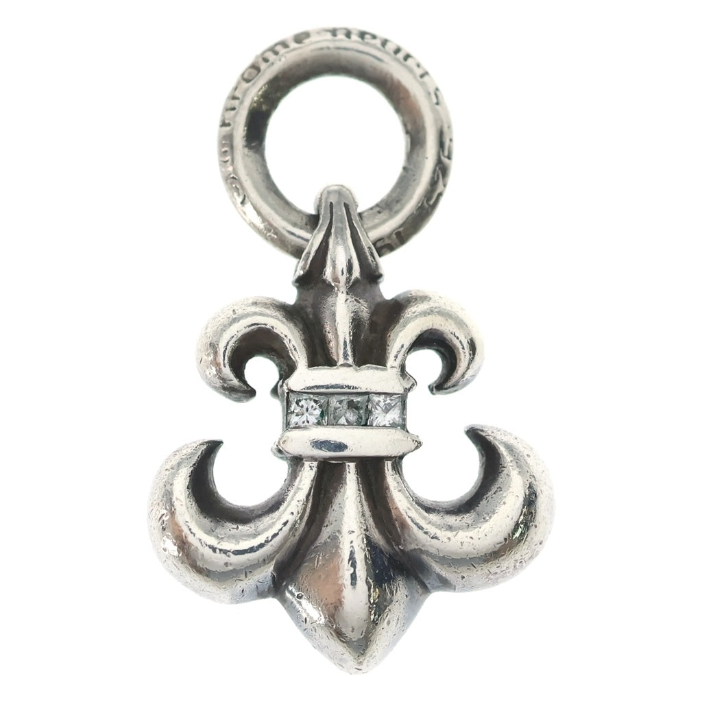 CHROME HEARTS クロムハーツ BS FLUER CHARM BSフレア チャーム バケットダイヤ ネックレストップ シルバー BCA423 CHROME HEARTS(クロムハーツ) BS FLUER CHARM BSフレア チャーム