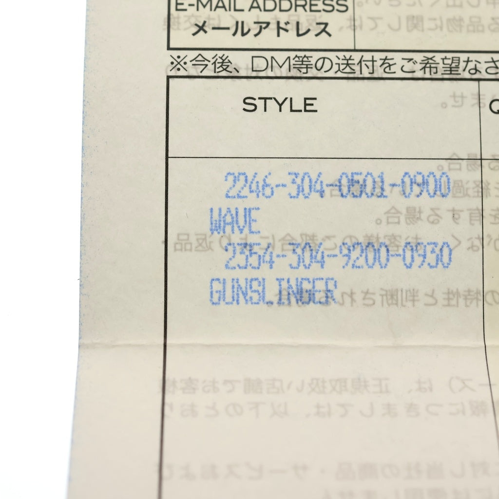 CHROME HEARTS(クロムハーツ) WAVE ウェーブ レザーウォレット 財布 ブラックBCA375