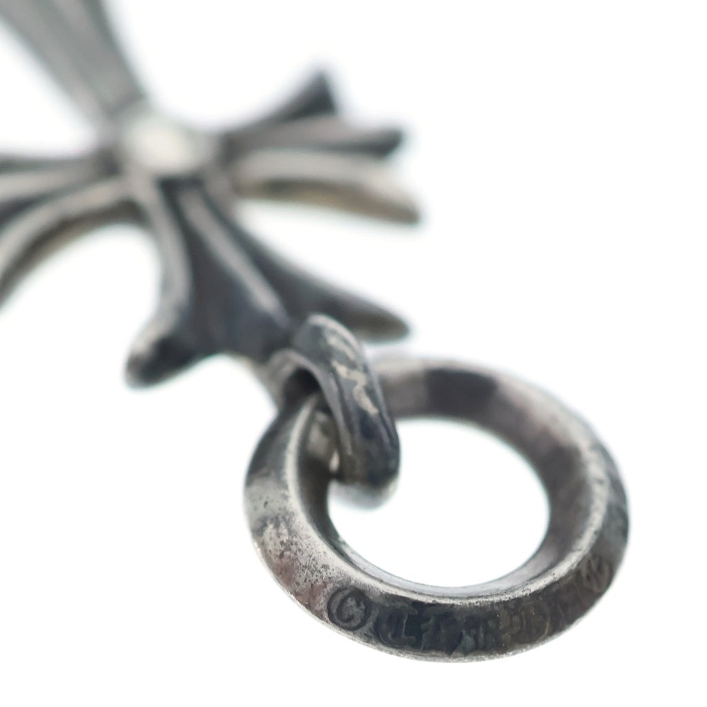 CHROME HEARTS(クロムハーツ) TINY CH CROSS タイニーCHクロス チャーム ネックレストップ シルバー BCA382