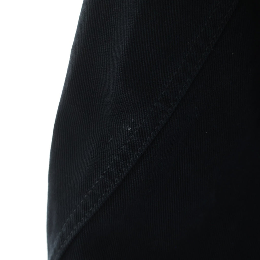 BALENCIAGA(バレンシアガ) オーバーサイズ テープロゴデニムジャケット ブラック 736738 TNW11