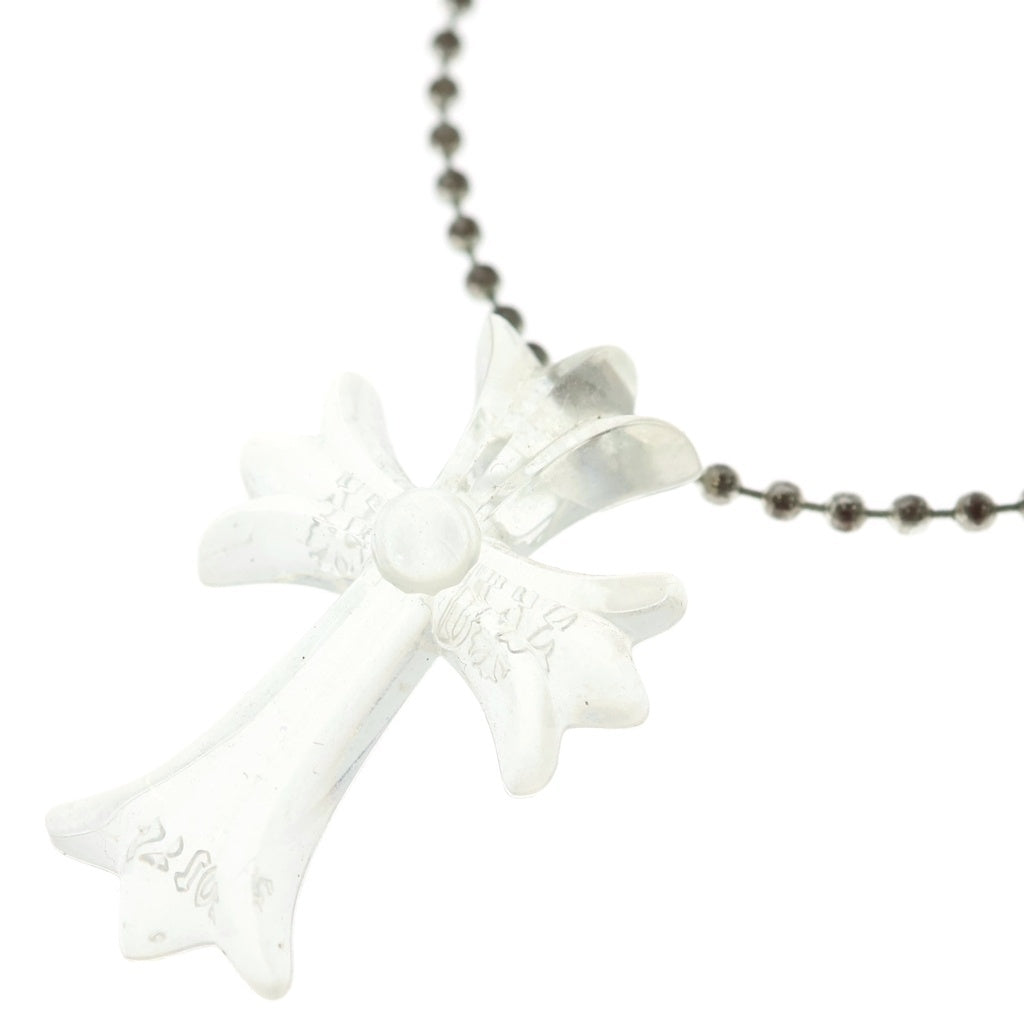 CHROME HEARTS(クロムハーツ) 20th anniv. RUBBER CH CRS SML 青山20周年記念 ラバー スモール CHクロス シリコン クリア ネックレス クリア