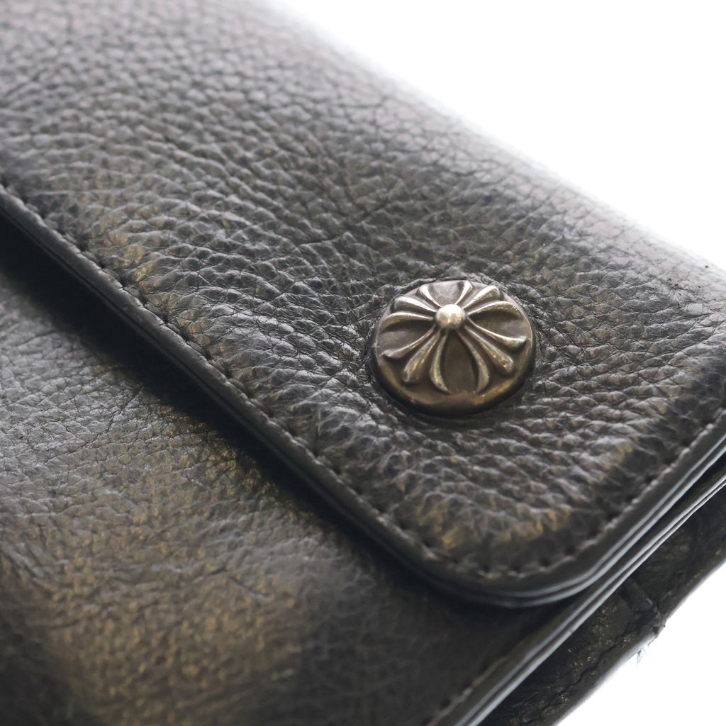 CHROME HEARTS(クロムハーツ) WAVE ウェーブ レザーウォレット 財布 ブラック