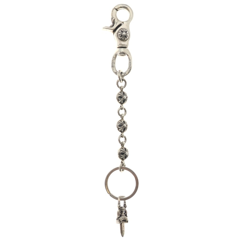 CHROME HEARTS(クロムハーツ) CLIP No2 BALL 3B クロスボール クリップ キーチェーン シルバー