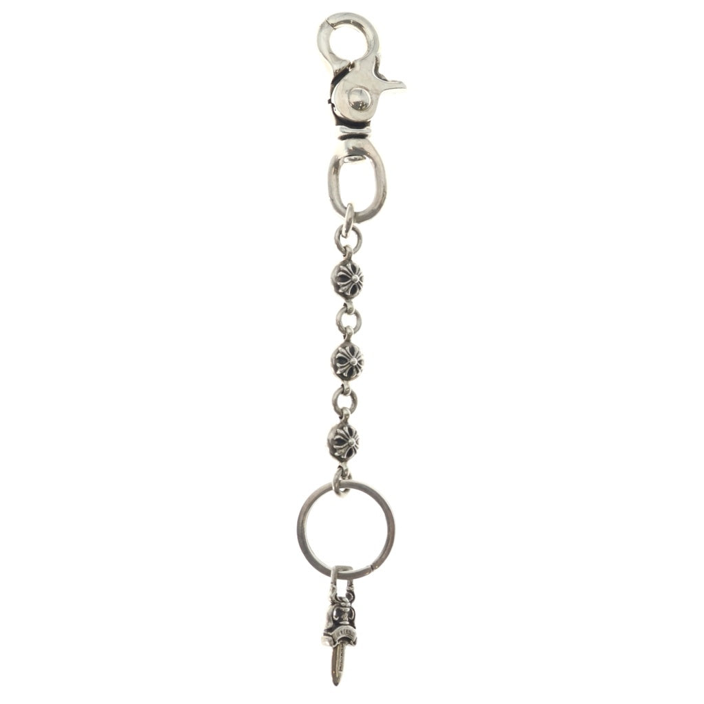 CHROME HEARTS(クロムハーツ) CLIP No2 BALL 3B クロスボール クリップ キーチェーン シルバー