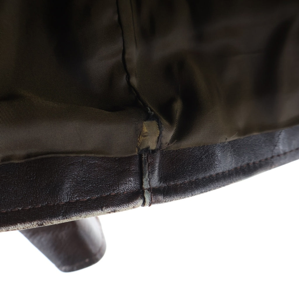 Levi's(リーバイス) カウレザー シングルライダースジャケット ブラウン J34140