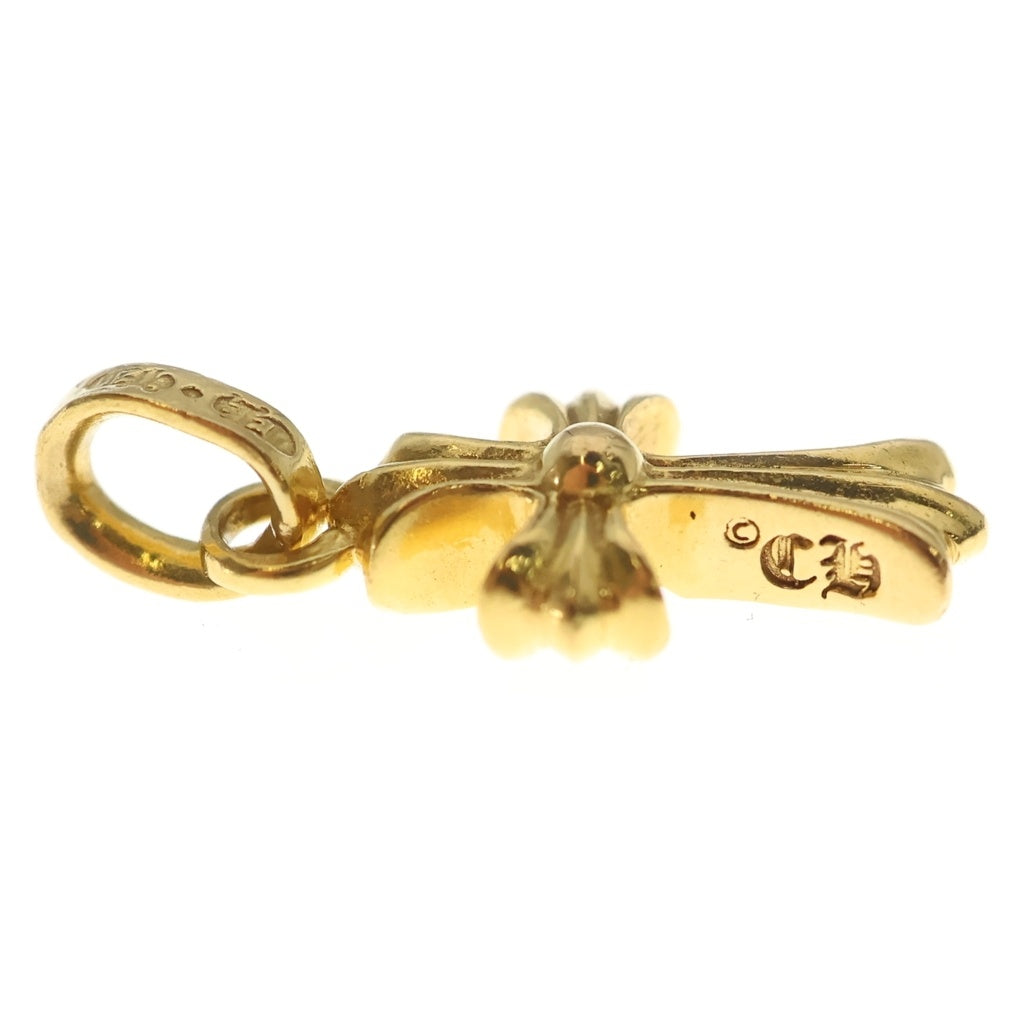 CHROME HEARTS(クロムハーツ) 22K CRS BBYFAT P/DIA ベイビーファットクロス PAVEダイヤ ペンダントトップ ゴールド BCA035
