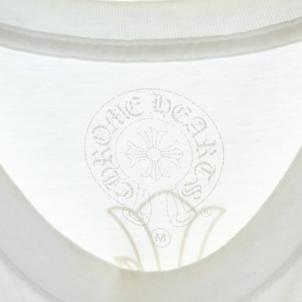 CHROME HEARTS(クロムハーツ) SH S/S バックCH クロス ホースシュー プリント 半袖Tシャツ カットソー ホワイト