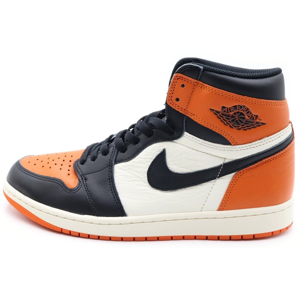 NIKE(ナイキ) AIR JORDAN1 RETRO HIGH OG SHATTERED BACKBOARD エアジョーダン1 レトロ シャッタードバックボード レザーローカットスニーカー US10.5/28.5cm DZ5485-008