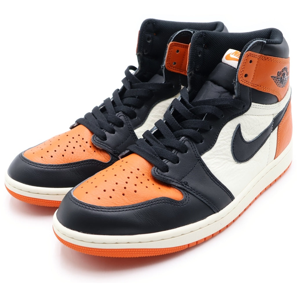 NIKE(ナイキ) AIR JORDAN1 RETRO HIGH OG SHATTERED BACKBOARD エアジョーダン1 レトロ シャッタードバックボード レザーローカットスニーカー US10.5/28.5cm DZ5485-008
