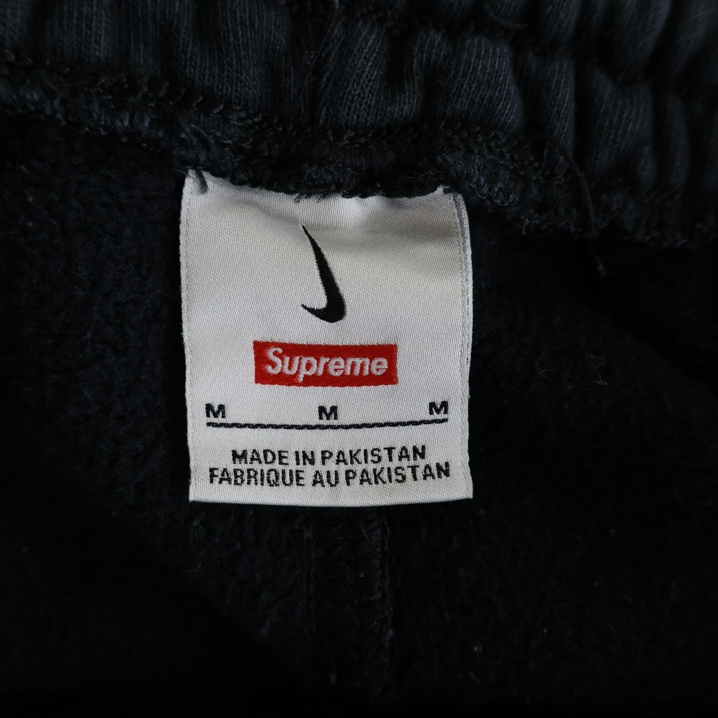 SUPREME(シュプリーム) 24SS× NIKE Sweatpant ナイキ ロゴ刺繍 スウェットパンツ ブラック FQ0768-010