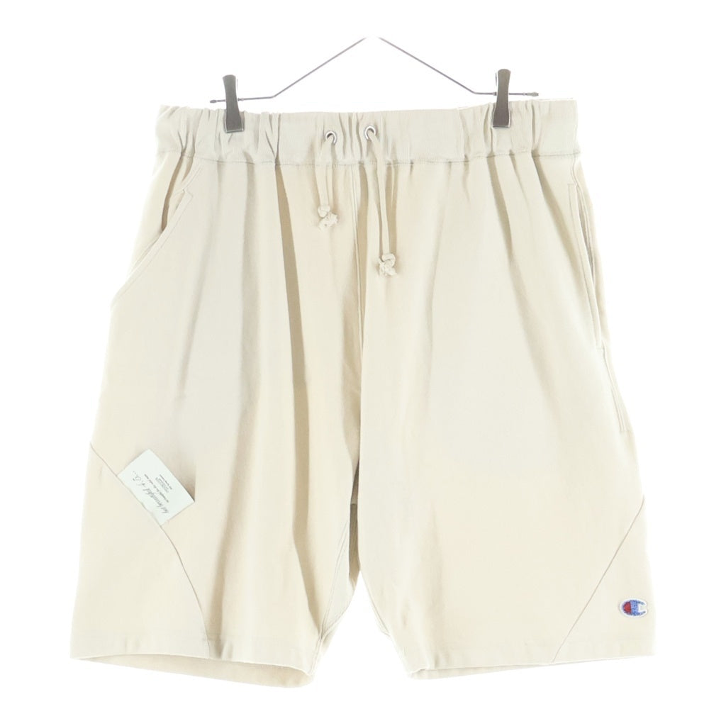 UNDERCOVER(アンダーカバー) ×Champion REVERSE WEAVE リバースウェブ スウェットハーフパンツ ショーツ ベージュ C8-D512