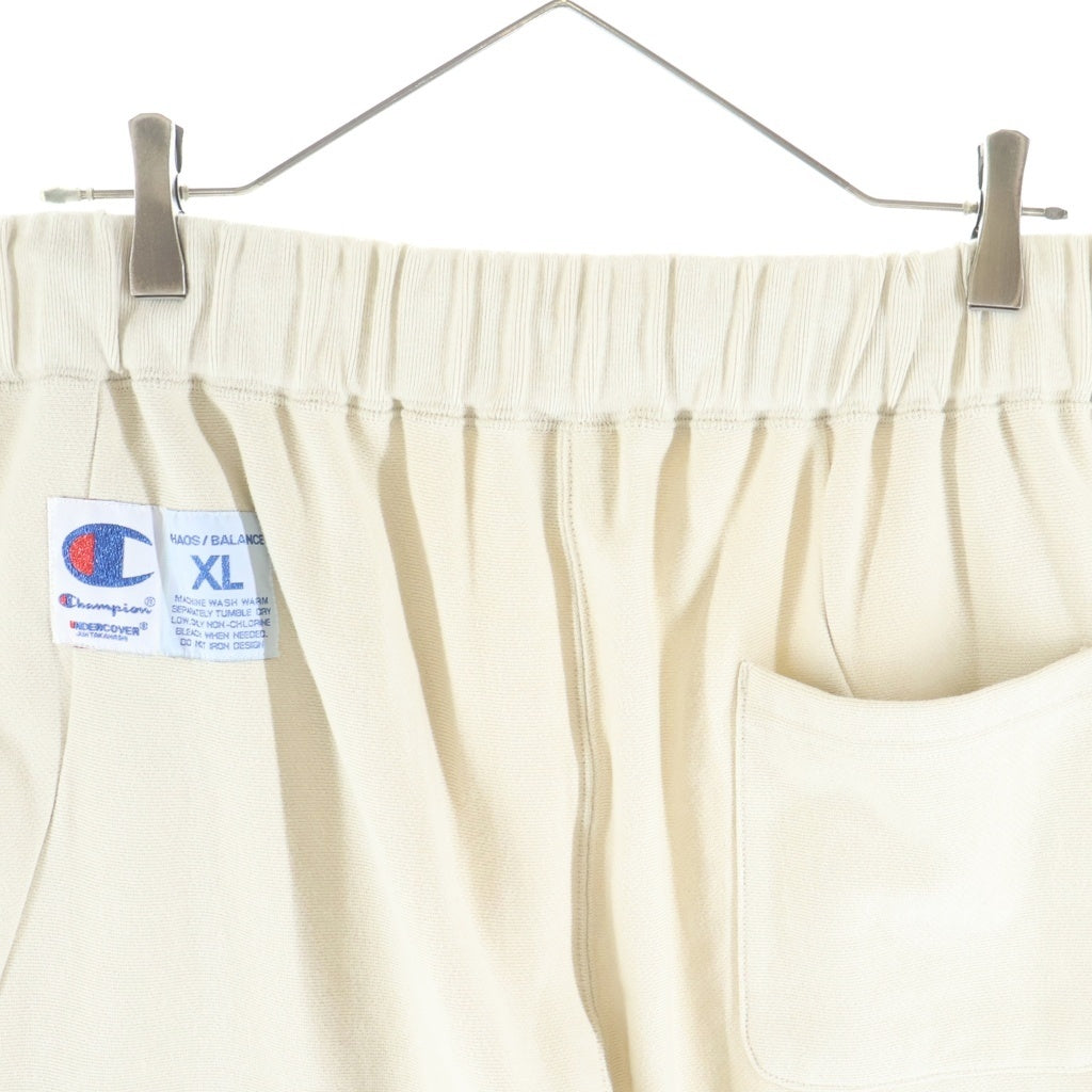 UNDERCOVER(アンダーカバー) ×Champion REVERSE WEAVE リバースウェブ スウェットハーフパンツ ショーツ ベージュ C8-D512