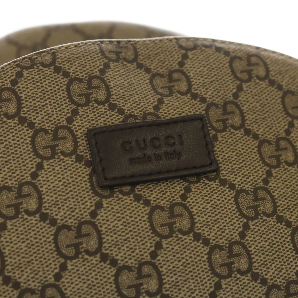 GUCCI(グッチ) GGスプリーム チルドレンズドッグ レザー バックパック リュックサック ベージュ 782708 レディース