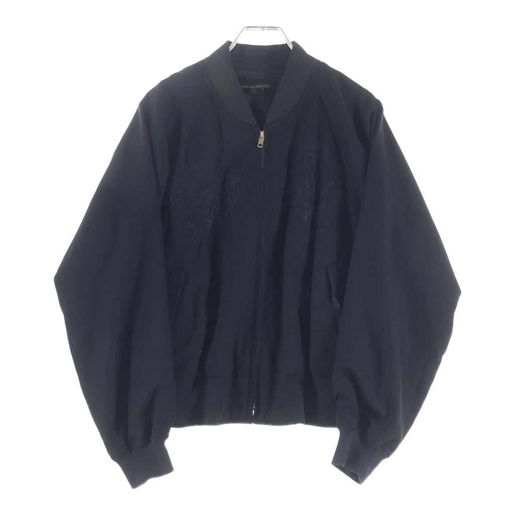 COMME des GARCONS(コムデギャルソン) SATIN SHORT SOUVENIR JACKET サテンショートスーベニアジャケット レディース ブラック GJ-11082S