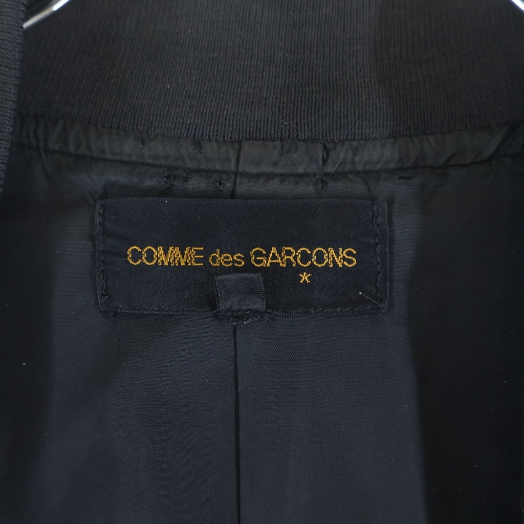 COMME des GARCONS(コムデギャルソン) SATIN SHORT SOUVENIR JACKET サテンショートスーベニアジャケット レディース ブラック GJ-11082S
