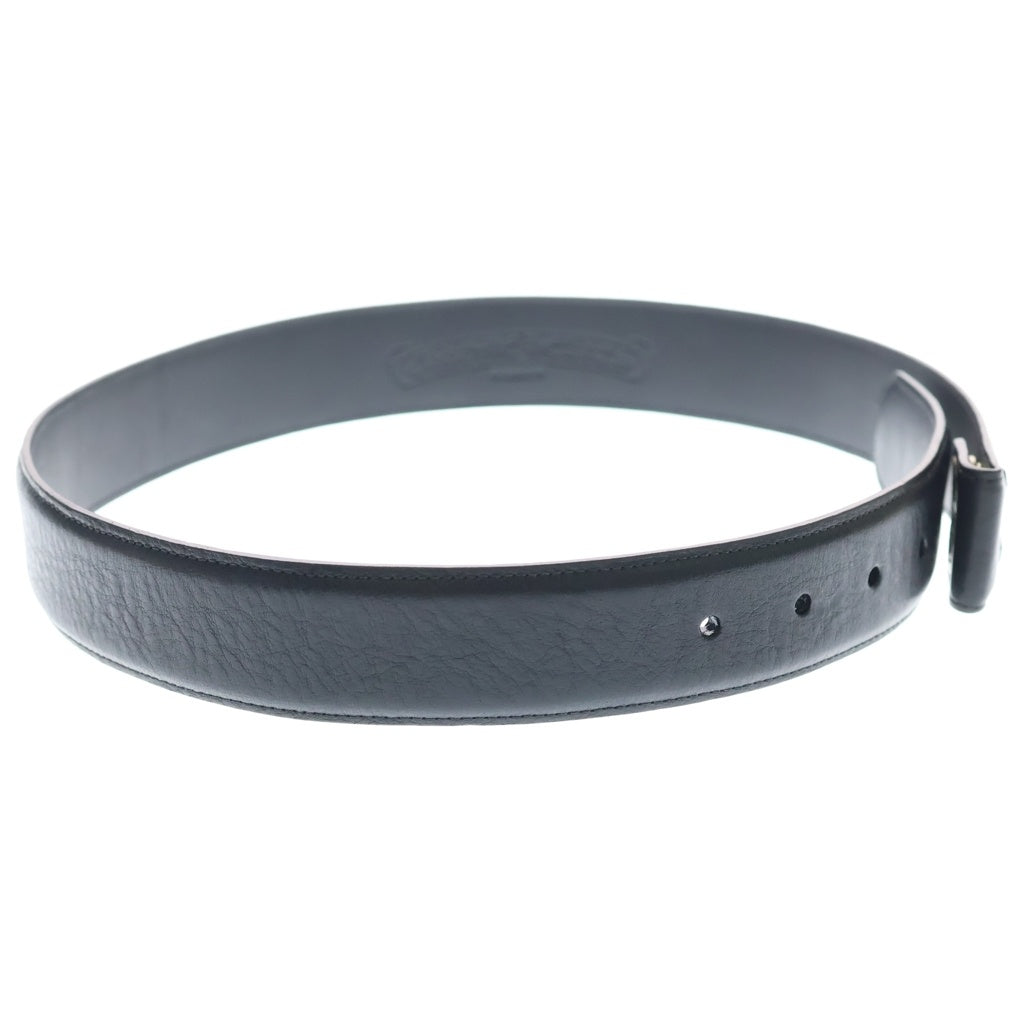 CHROME HEARTS(クロムハーツ) 1.5 STRAP 1.5インチ ホースシューリベッツ レザーベルトストラップ ブラック 28