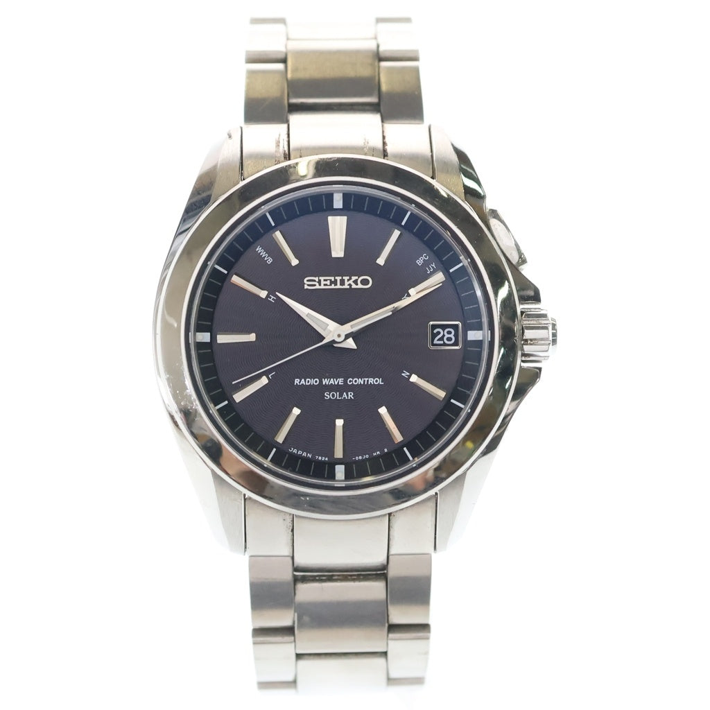 SEIKO(セイコー) ブライツ 黒文字盤 SS/QZ ソーラー
