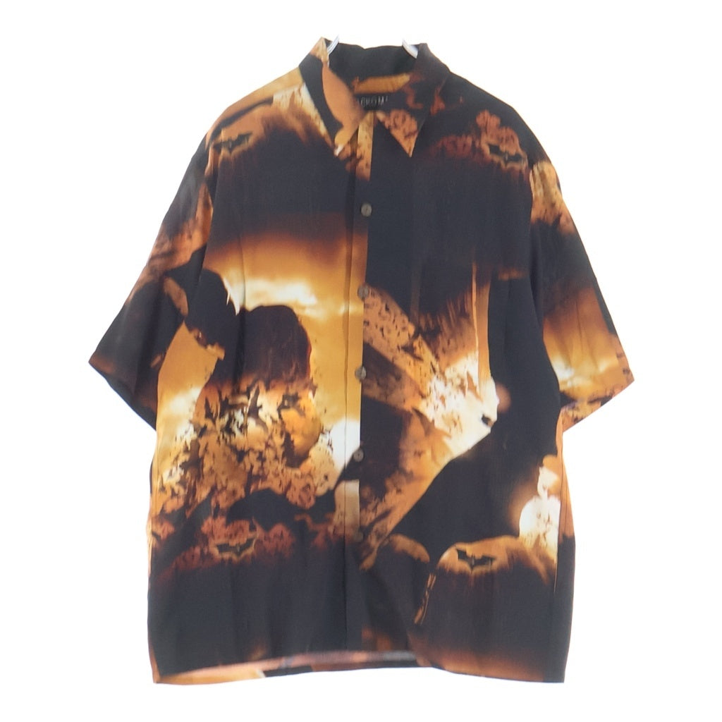 WACKO MARIA(ワコマリア) 25SS アロハシャツ バットマングラフィック開襟シャツ オレンジ TDKT-WM-HI01